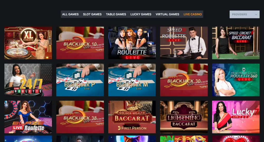 Betstro Live Casino