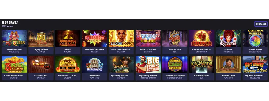 FoggyBet Slot Games