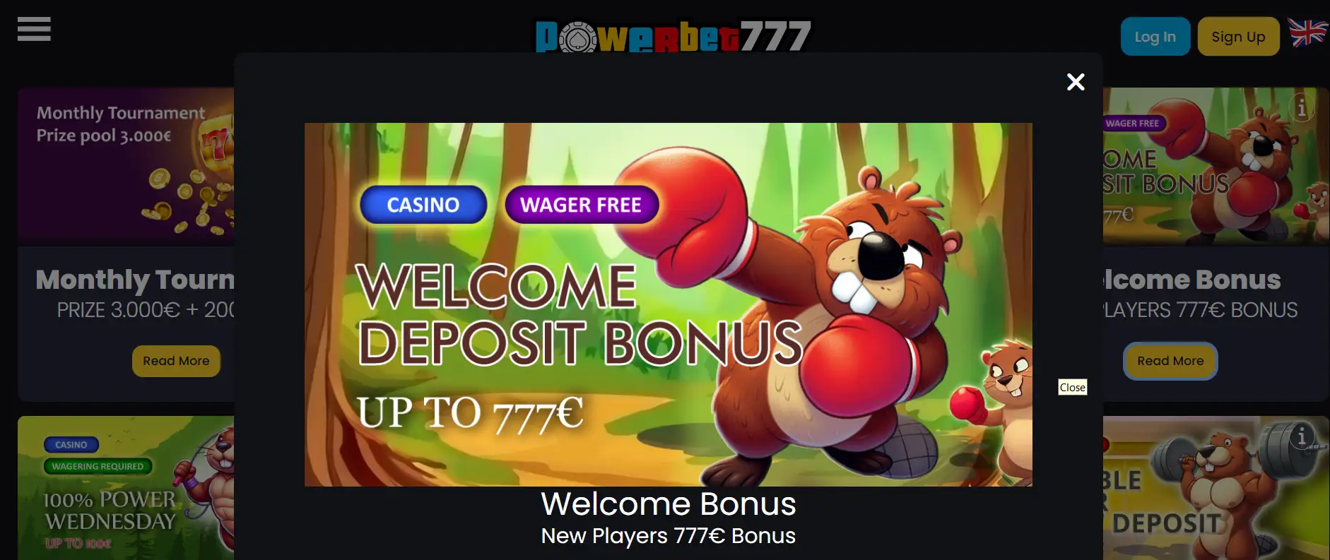 powerbet777 welcome bonus