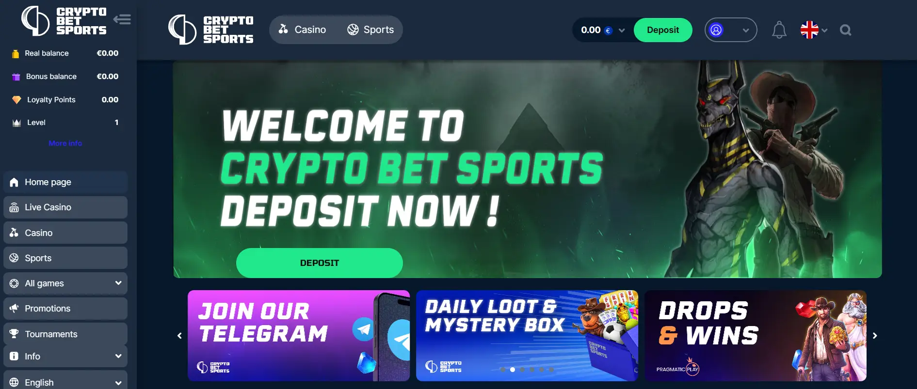 cryptobetsports casino review