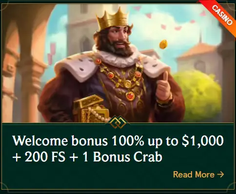 casinia welcome bonus