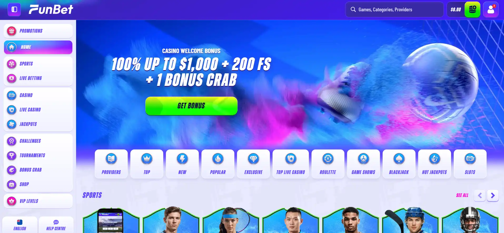 funbet casino review nz