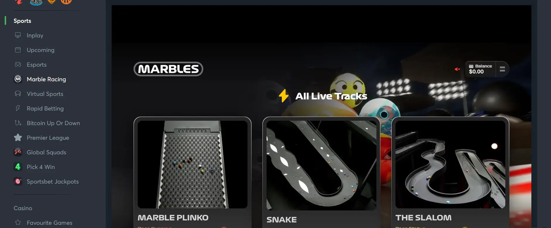 sportsbet.io marbles review